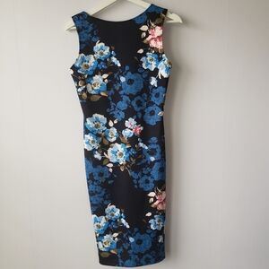 Love...ady womens drss printed bodycon scoop back